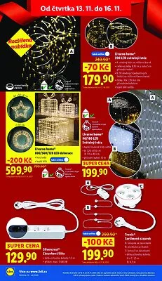 akční leták Lidl 13.11.2025-16.11.2025