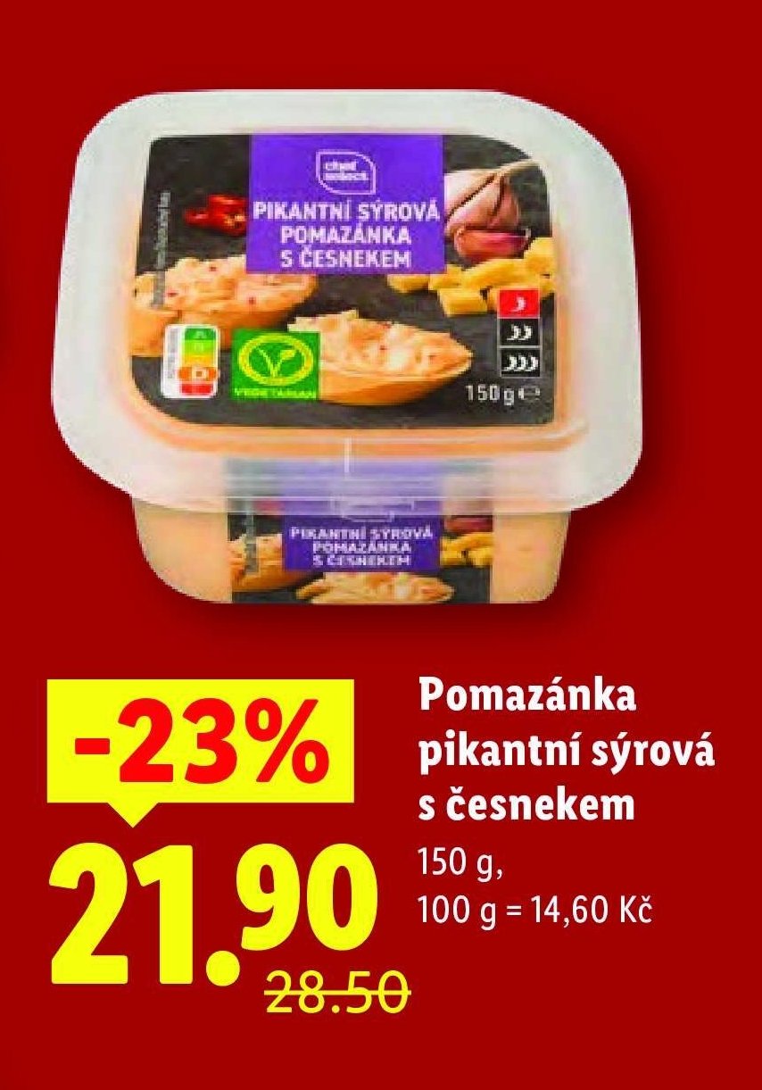 Pomazánka pikantní sýrová s česnekem