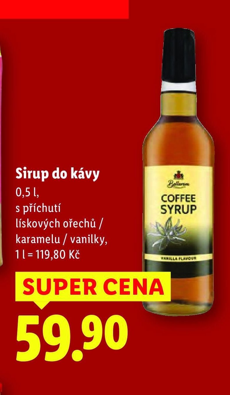 Sirup do kávy