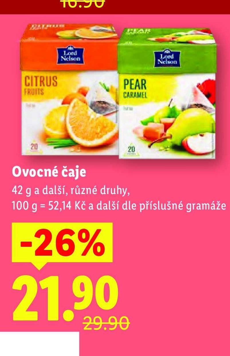 Ovocné čaje