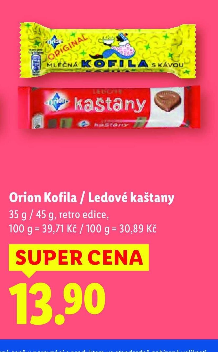 Orion Kofila / Ledové kaštany