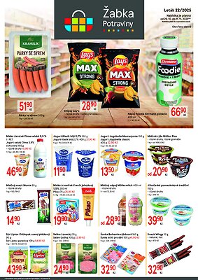 akční leták Žabka 1.11.2025-11.11.2025
