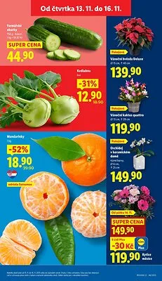 akční leták Lidl 13.11.2025-16.11.2025