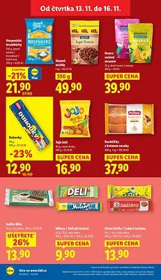 akční leták Lidl 13.11.2025-16.11.2025