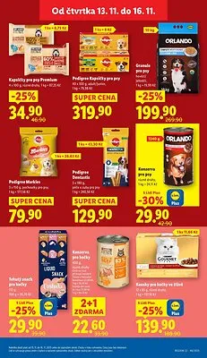 akční leták Lidl 13.11.2025-16.11.2025