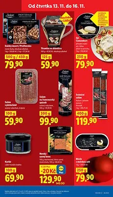 akční leták Lidl 13.11.2025-16.11.2025