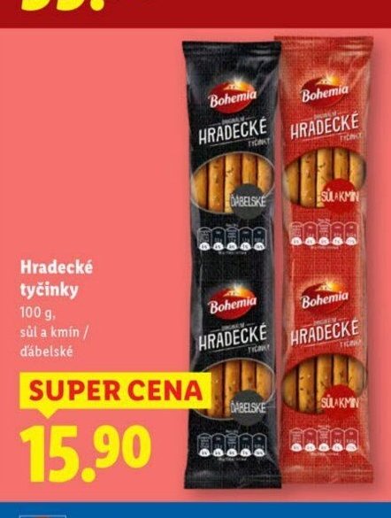 Hradecké tyčinky Bohemia 100 g