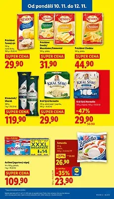 akční leták Lidl 10.11.2025-12.11.2025