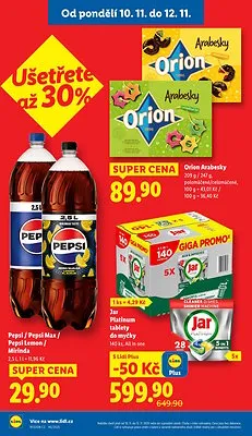 akční leták Lidl 10.11.2025-12.11.2025