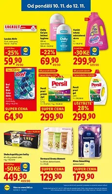 akční leták Lidl 10.11.2025-12.11.2025