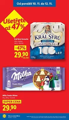 akční leták Lidl 10.11.2025-12.11.2025