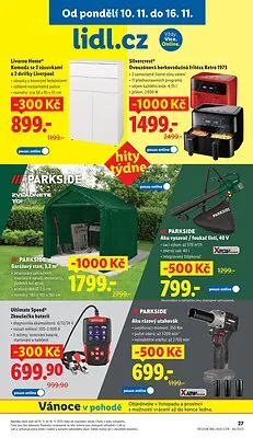 akční leták Lidl 10.11.2025-16.11.2025