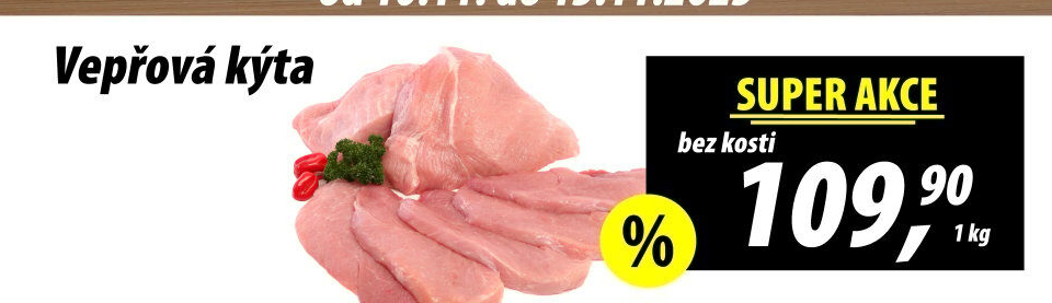 Vepřová kýta bez kosti