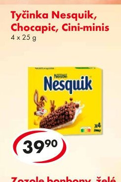 Tyčinka Nesquik, Chocapic, Cini-minis
