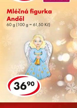 Mléčná figurka Anděl