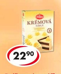 Krémová náplň