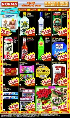 akční leták Norma 10.11.2025-16.11.2025
