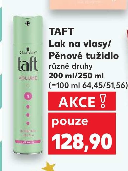 TAFT Lak na vlasy/Pěnové tužidlo