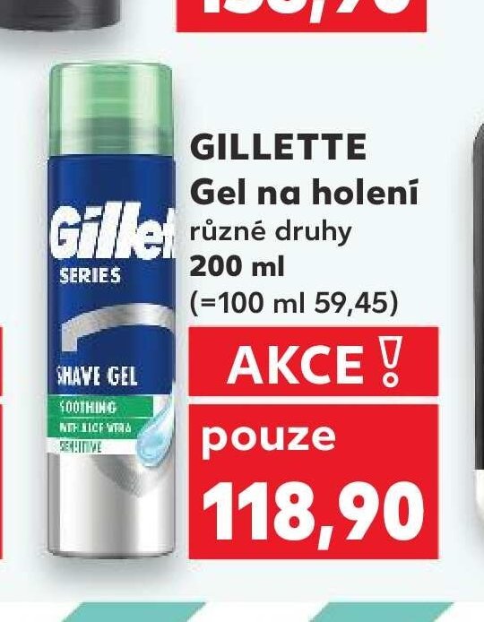 GILLETTE Gel na holení