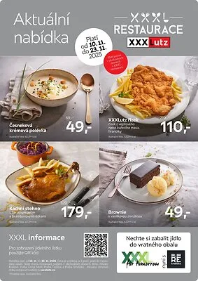akční leták XXXLutz 10.11.2025-23.11.2025