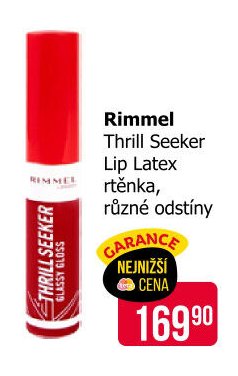 Rimmel Thrill Seeker Lip Latex rtěnka, různé odstíny - Teta drogerie akcniletaky.com