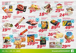 akční leták ESO MARKET 12.11.2025-23.11.2025