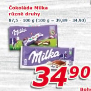 Čokoláda Milka