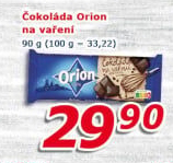Čokoláda na vaření Orion