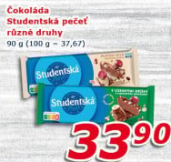 Čokoláda Studentská pečeť Orion