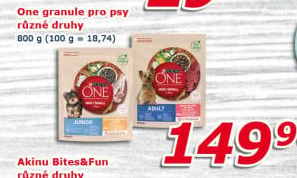 Granule pro psy One Purina
