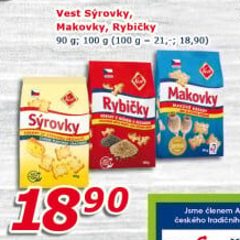 Krekry makovky Vest