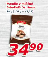 Mandle v čokoládě Dr. Ensa
