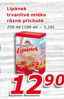 Nápoj mléko ochucené Lipánek Madeta