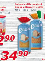 Toustový chléb Colussi