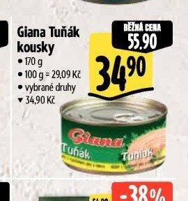 Giana Tuňák kousky