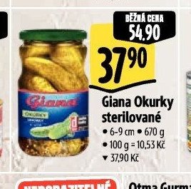 Giana Okurky sterilované