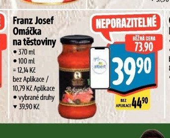 Franz Josef Omáčka na těstoviny