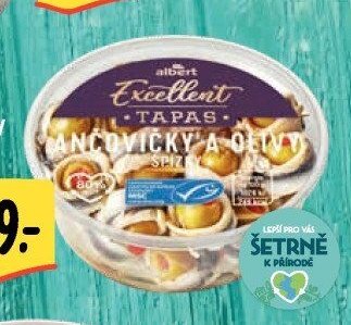 Ančovičky a olivy - špičky