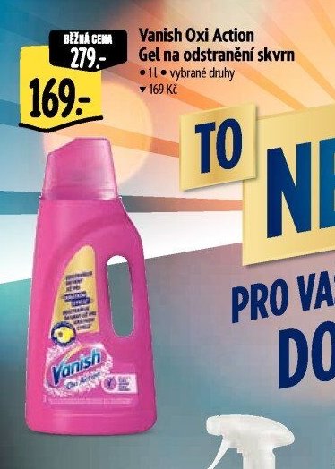 Vanish Oxi Action Gel na odstranění skvrn - Albert akcniletaky.com