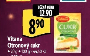 Citronový cukr Vitana