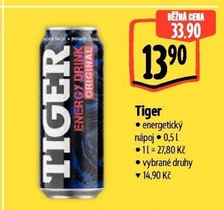Energetický nápoj Tiger