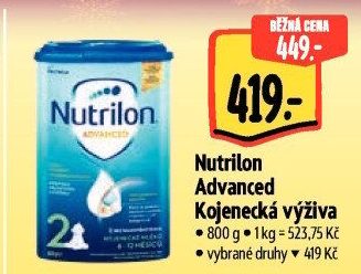 Kojenecká výživa Nutrilon Advanced