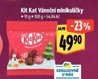 Kuličky vánoční Kit Kat