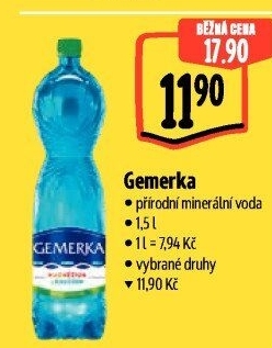 Minerální voda Gemerka