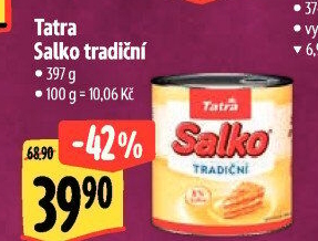 Mléko kondenzované Salko Tatra