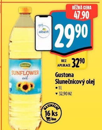 Slunečnicový olej Gustona