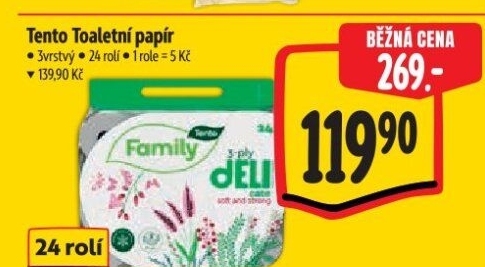 Toaletní papír 3vrstvý Tento