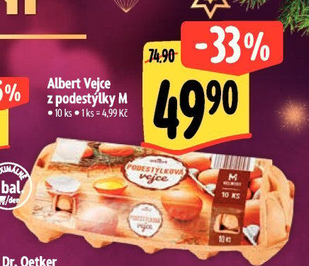 Vejce z podestýlky M Albert