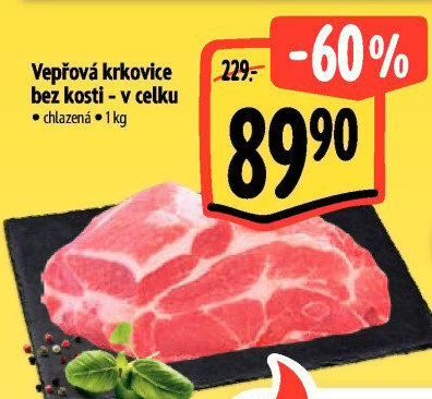 Vepřová krkovice bez kosti