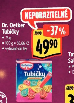 Zdobicí tubičky Dr. Oetker